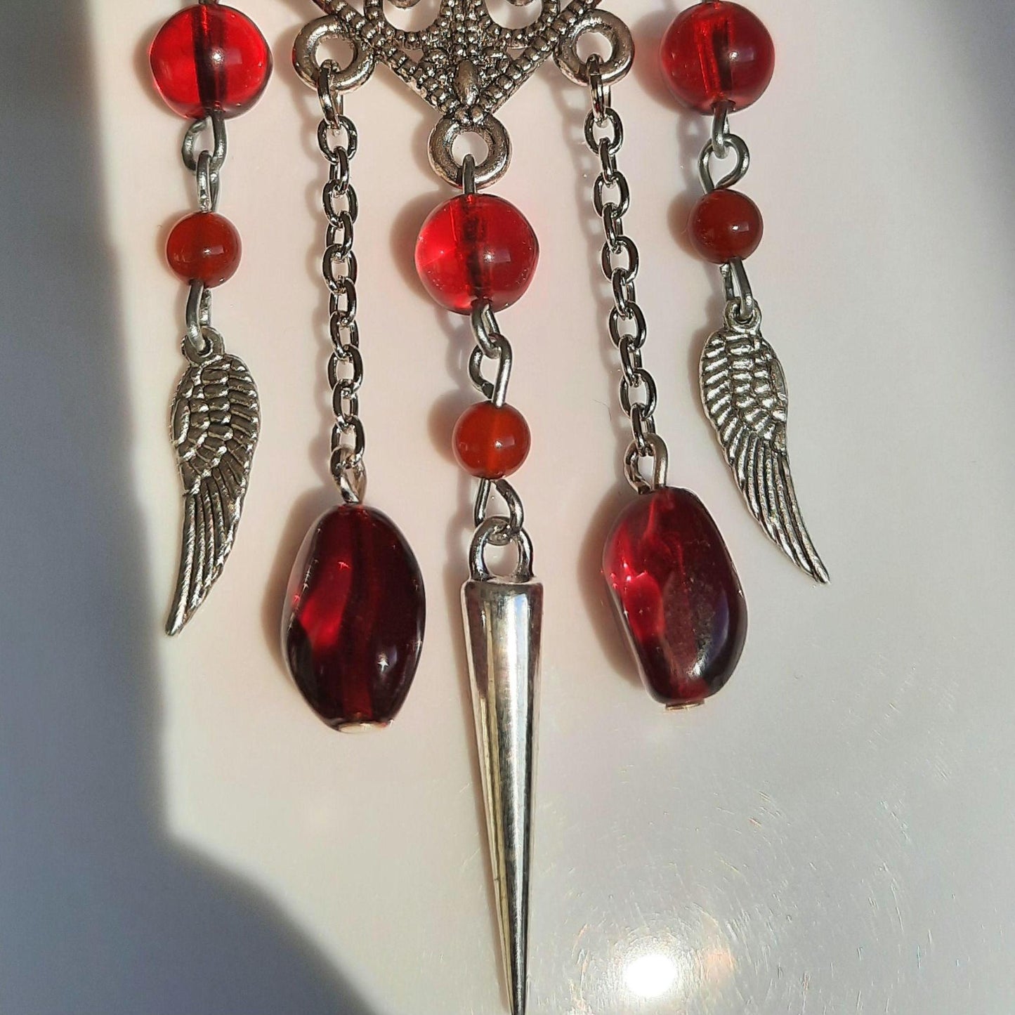 Boucles d'oreille "Red Velvet"