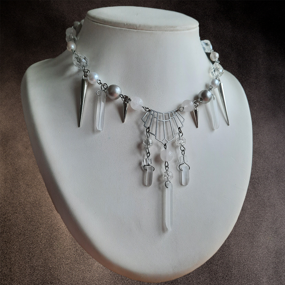 Collier "Cristaux Liquides"