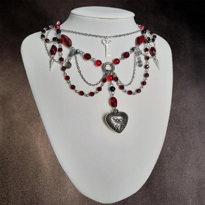 Collier "Red Love"