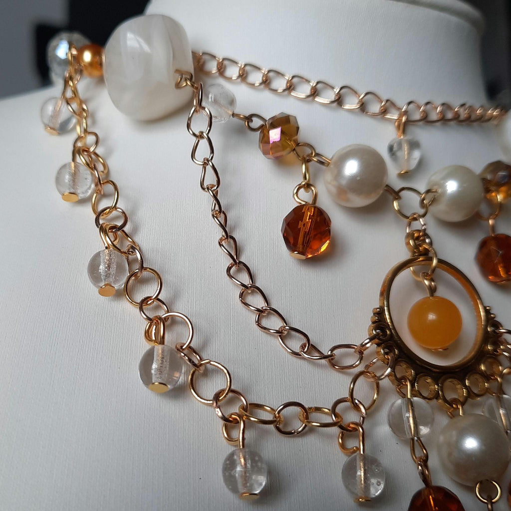 Collier "Golden Bloom"