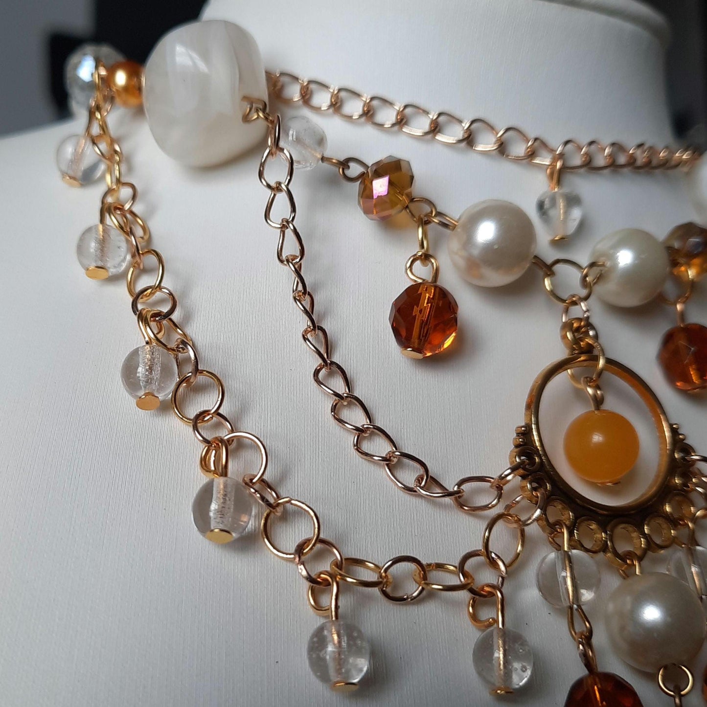 Collier "Golden Bloom"