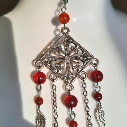 Boucles d'oreille "Red Velvet"