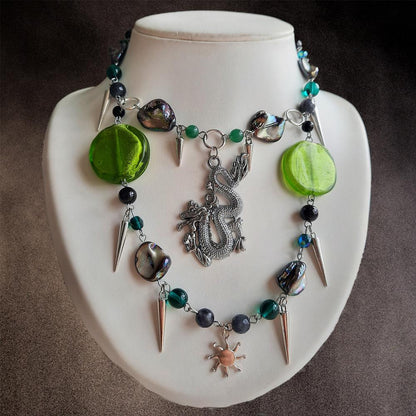 Collier "Dragon Vert"
