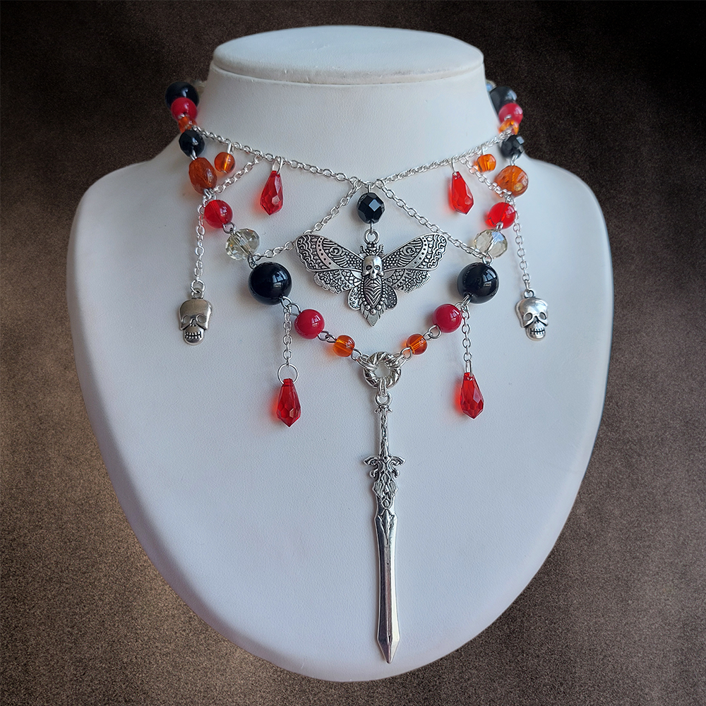 Collier "DeathMoth"