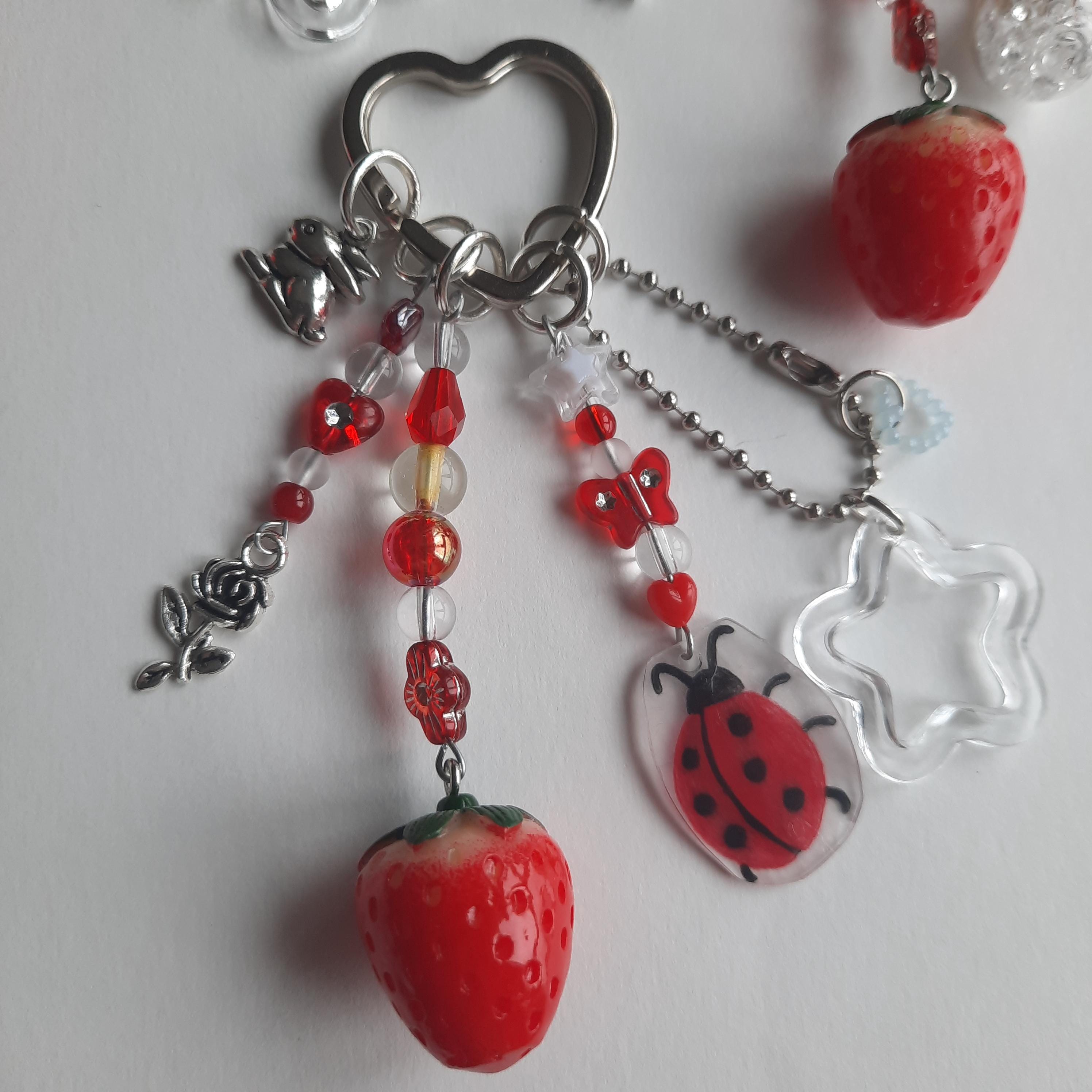 Porte-clé "Fraise"