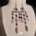 Boucles d'oreille "Pluie d'étoiles"