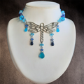 Collier  "Libellule bleue"