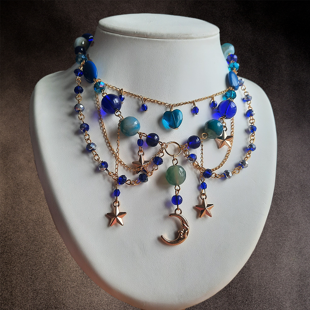 Collier "Nuit Dorée"