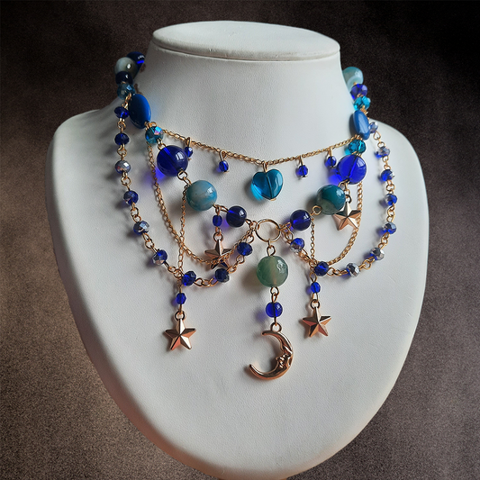 Collier "Nuit Dorée"