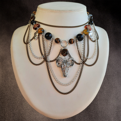 Collier  "Oeil de bouc"