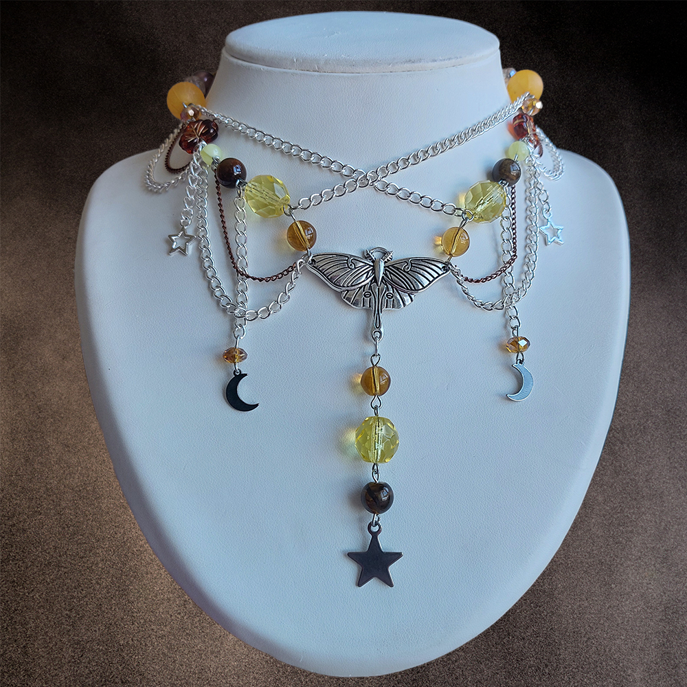 Collier "Papillon de l'Automne"