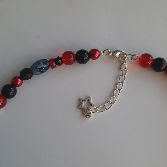 Collier "Coeur Rouge"