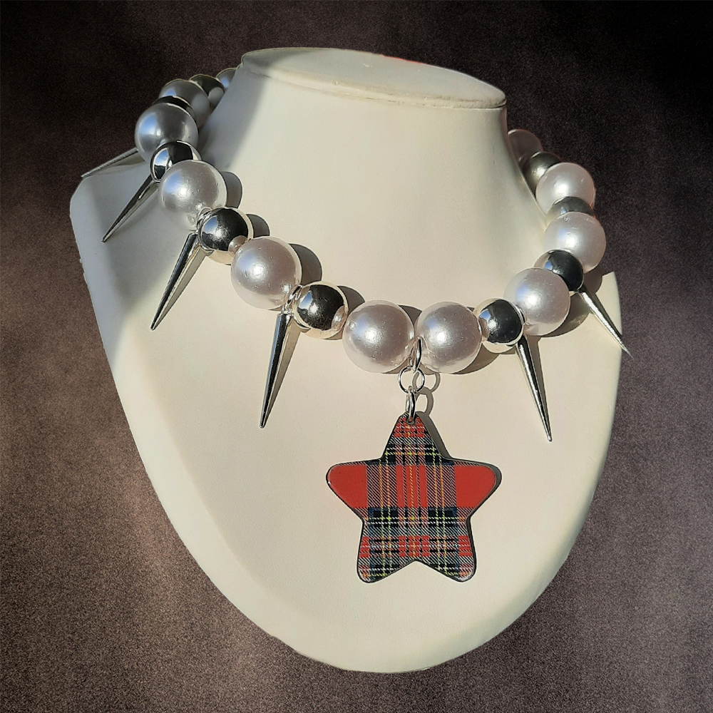 Collier "Punk Star"