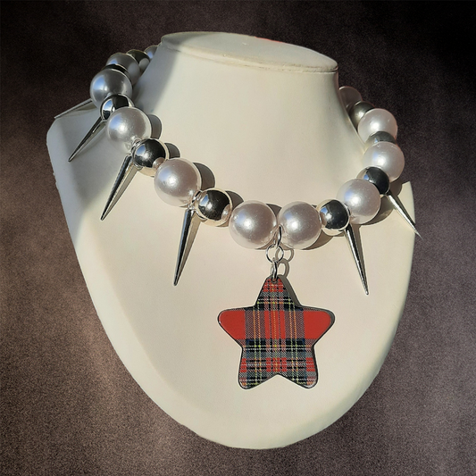 Collier "Punk Star"