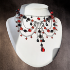 Collier  "Reine de Coeur"