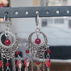 Boucles d'oreilles "Blood Moon"