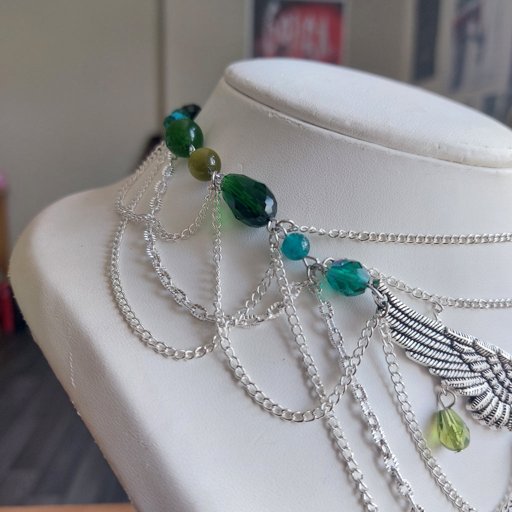 Collier "Green Angel"