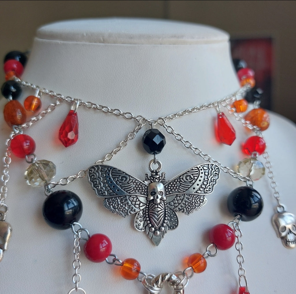 Collier "DeathMoth"