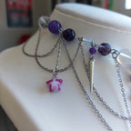 Collier "Nuit d'agate"