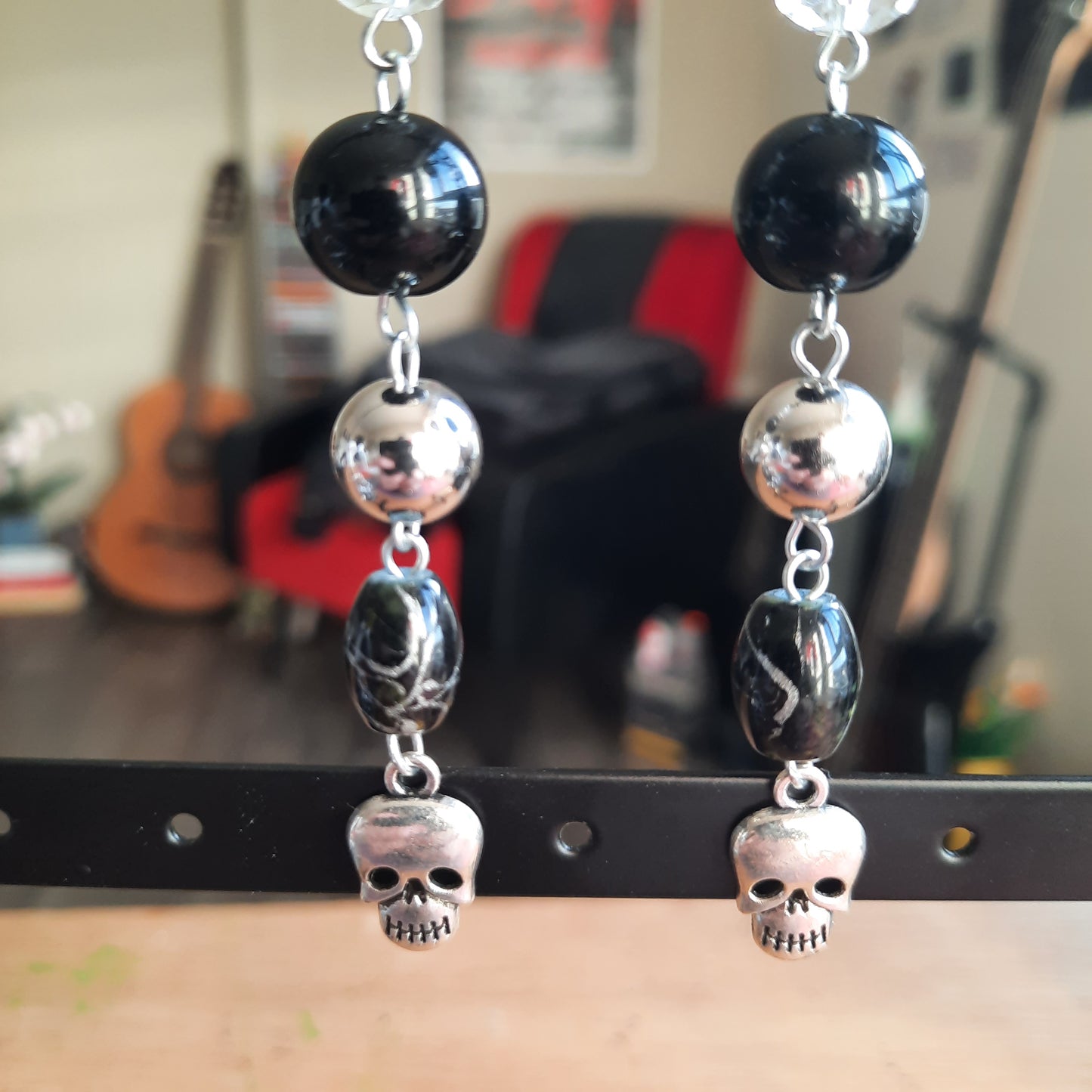 Boucles d'oreilles "Tête de Mort"