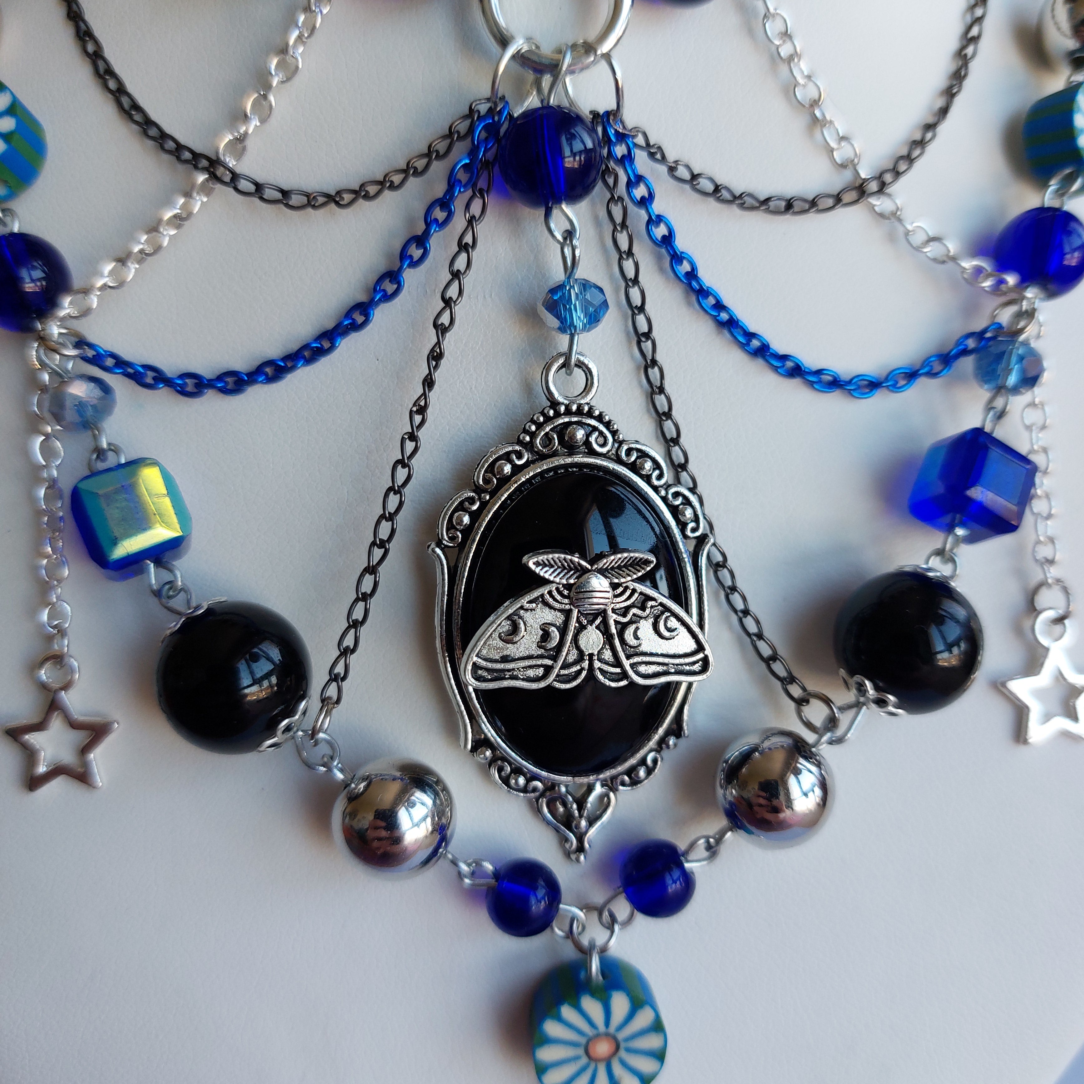 Collier  "Papillon de Nuit"