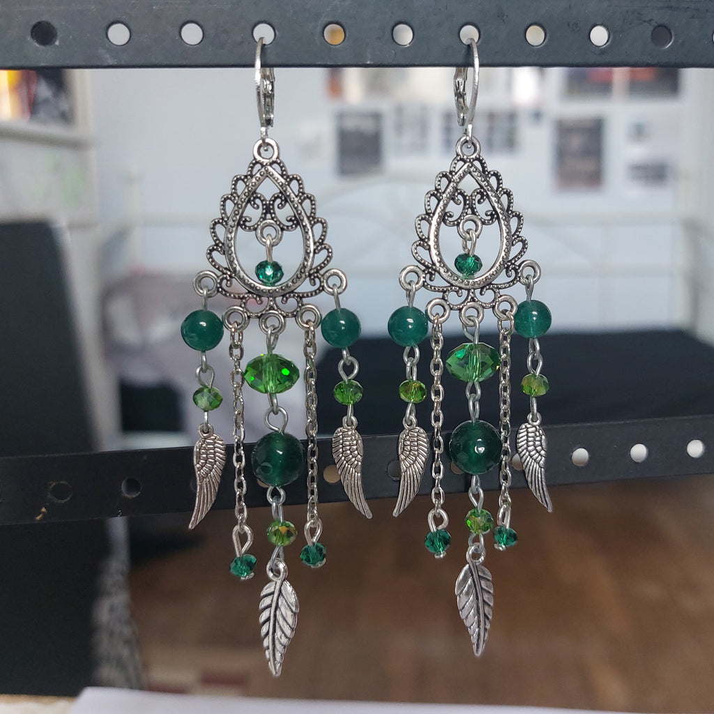 Boucles d'oreilles "Green Dream"