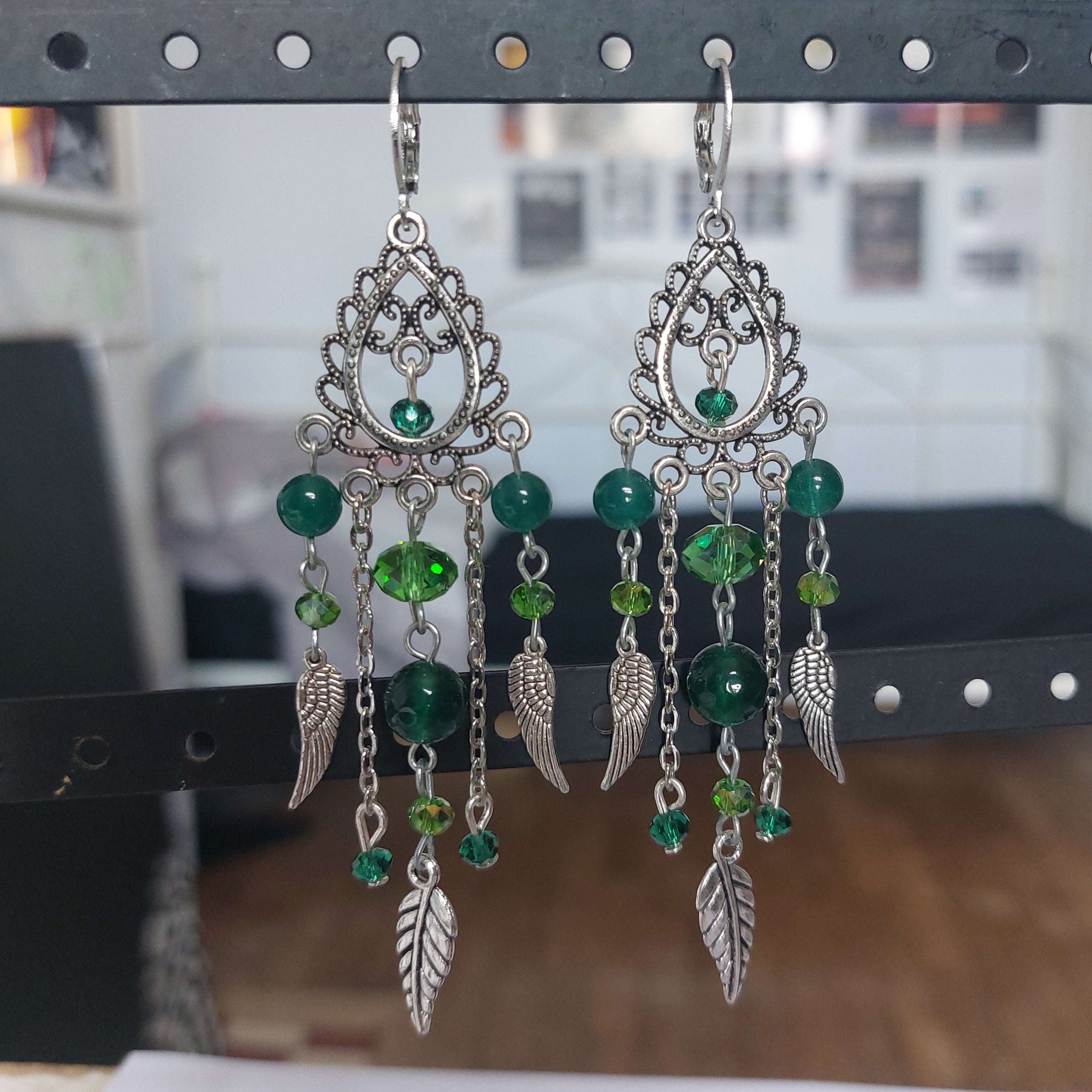Boucles d'oreilles "Green Dream"