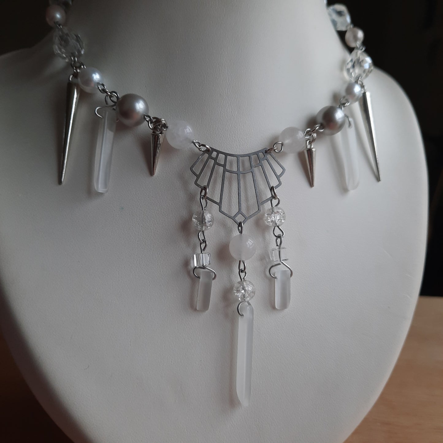 Collier "Cristaux Liquides"