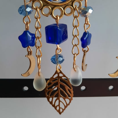 Boucles d'oreille "Etoile Bleue"
