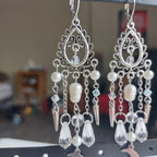 Boucles d'oreilles "Clair de Lune"