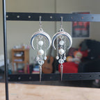 Boucles d'oreilles "White Moon"