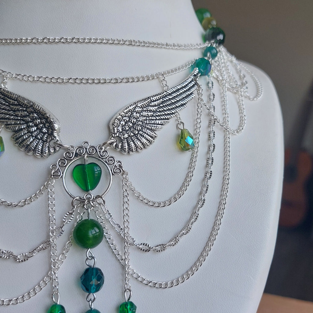 Collier "Green Angel"