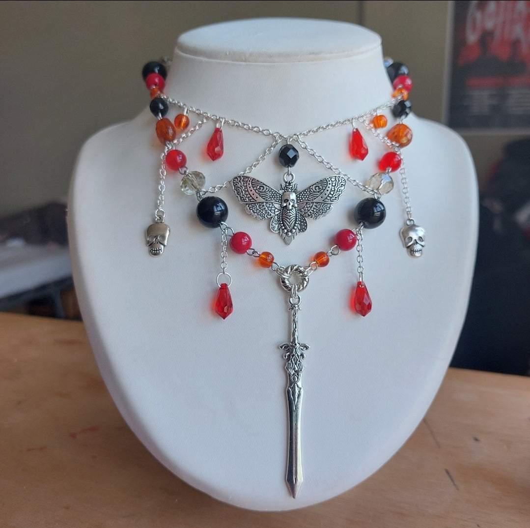 Collier "DeathMoth"