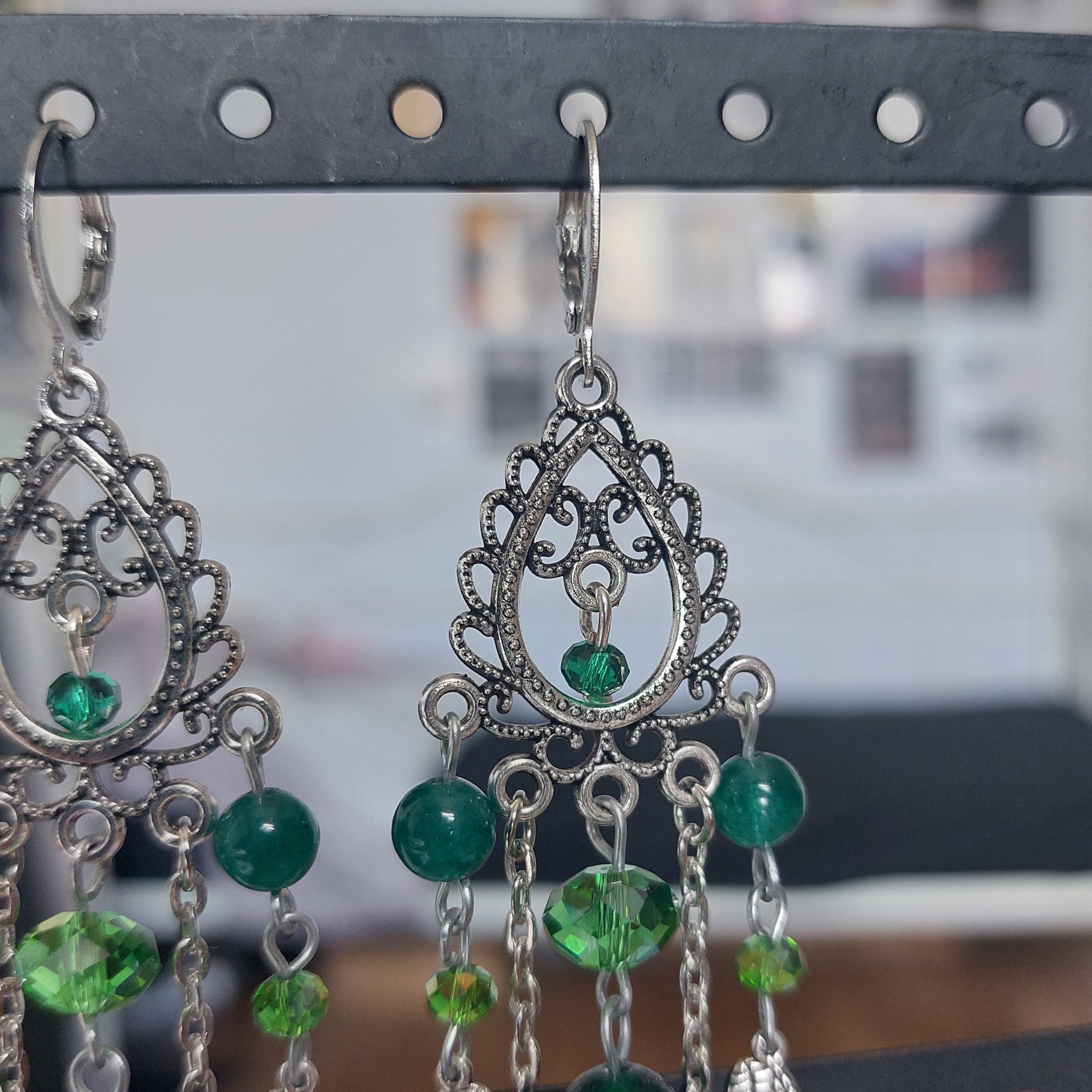 Boucles d'oreilles "Green Dream"