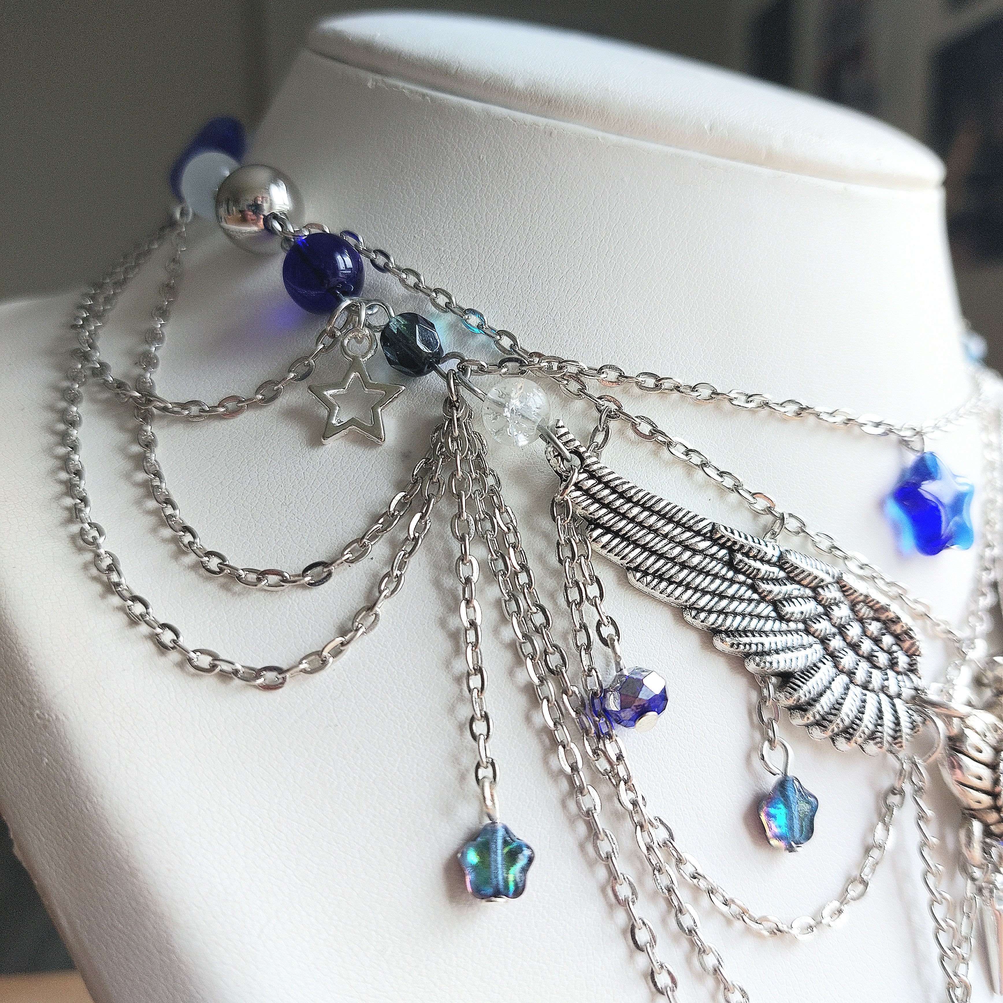 Collier "Blue Angel"