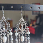 Boucles d'oreilles "Clair de Lune"