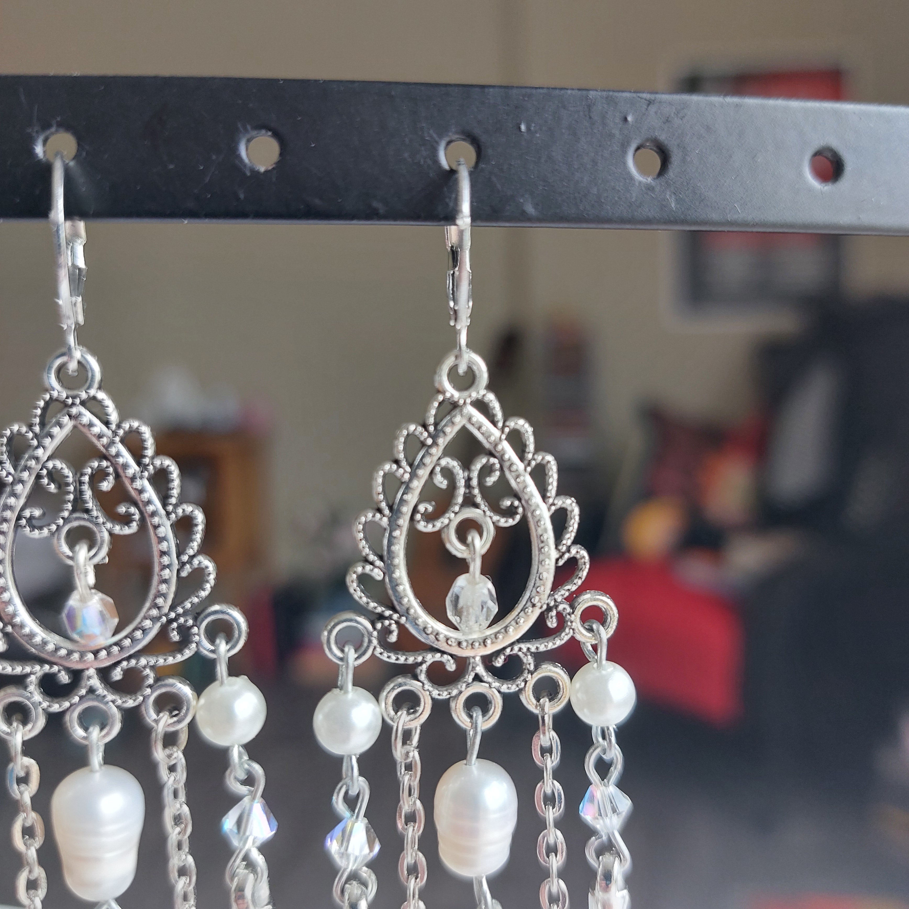 Boucles d'oreilles "Clair de Lune"