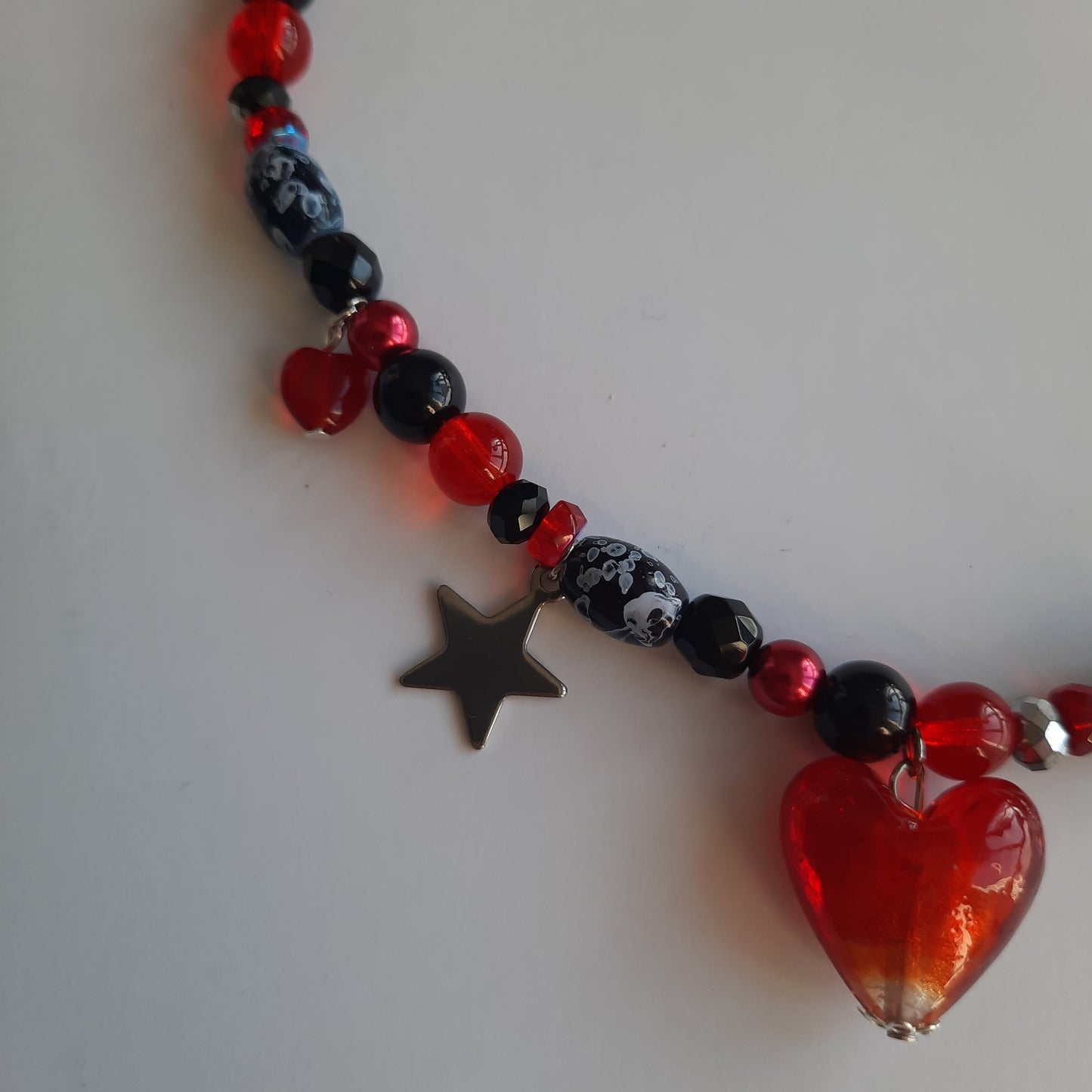 Collier "Coeur Rouge"