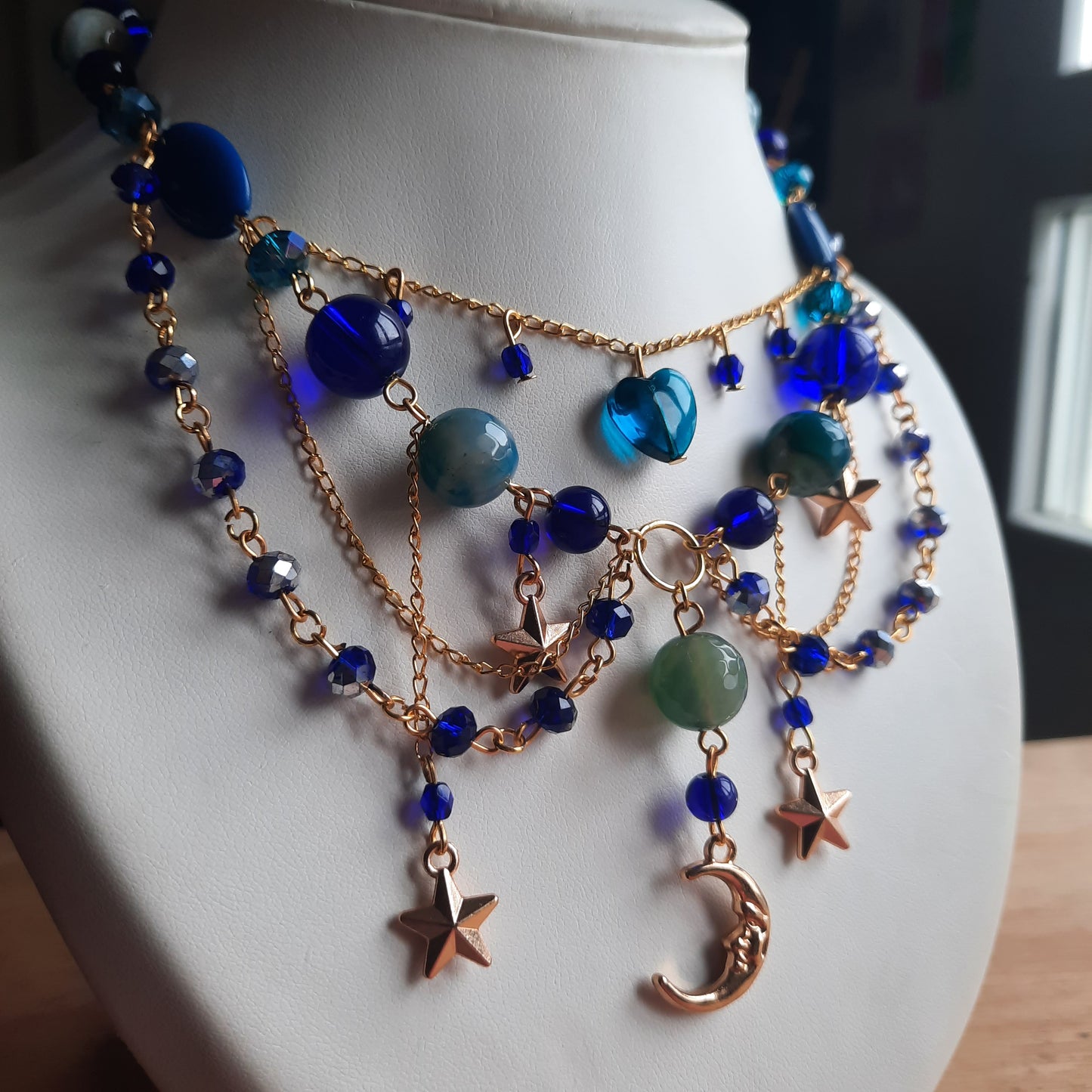 Collier "Nuit Dorée"