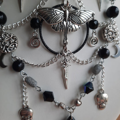 Collier "Papillon Noir"