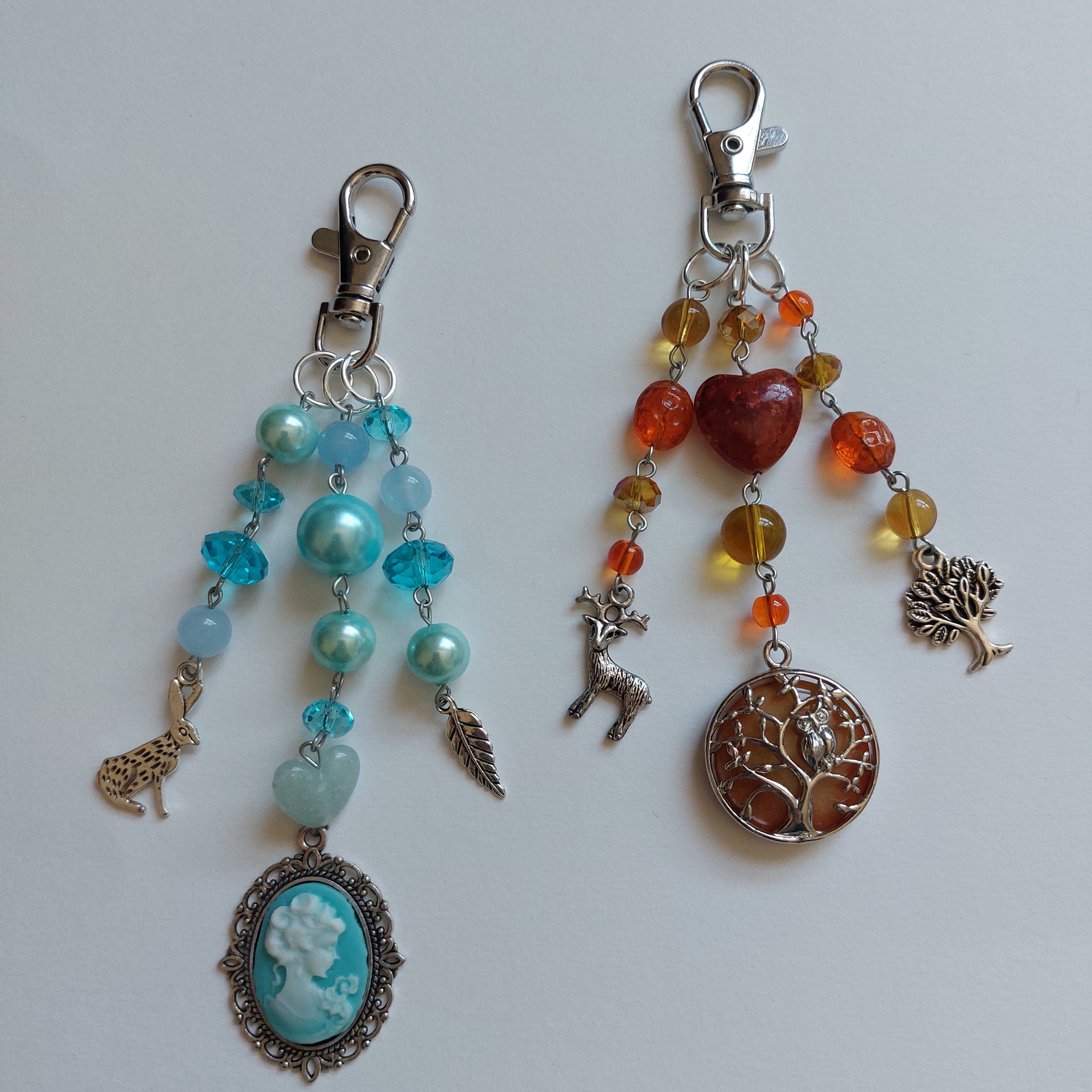 Porte-clés colorés