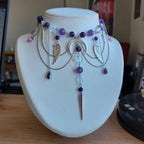 Collier "Nuit d'agate"