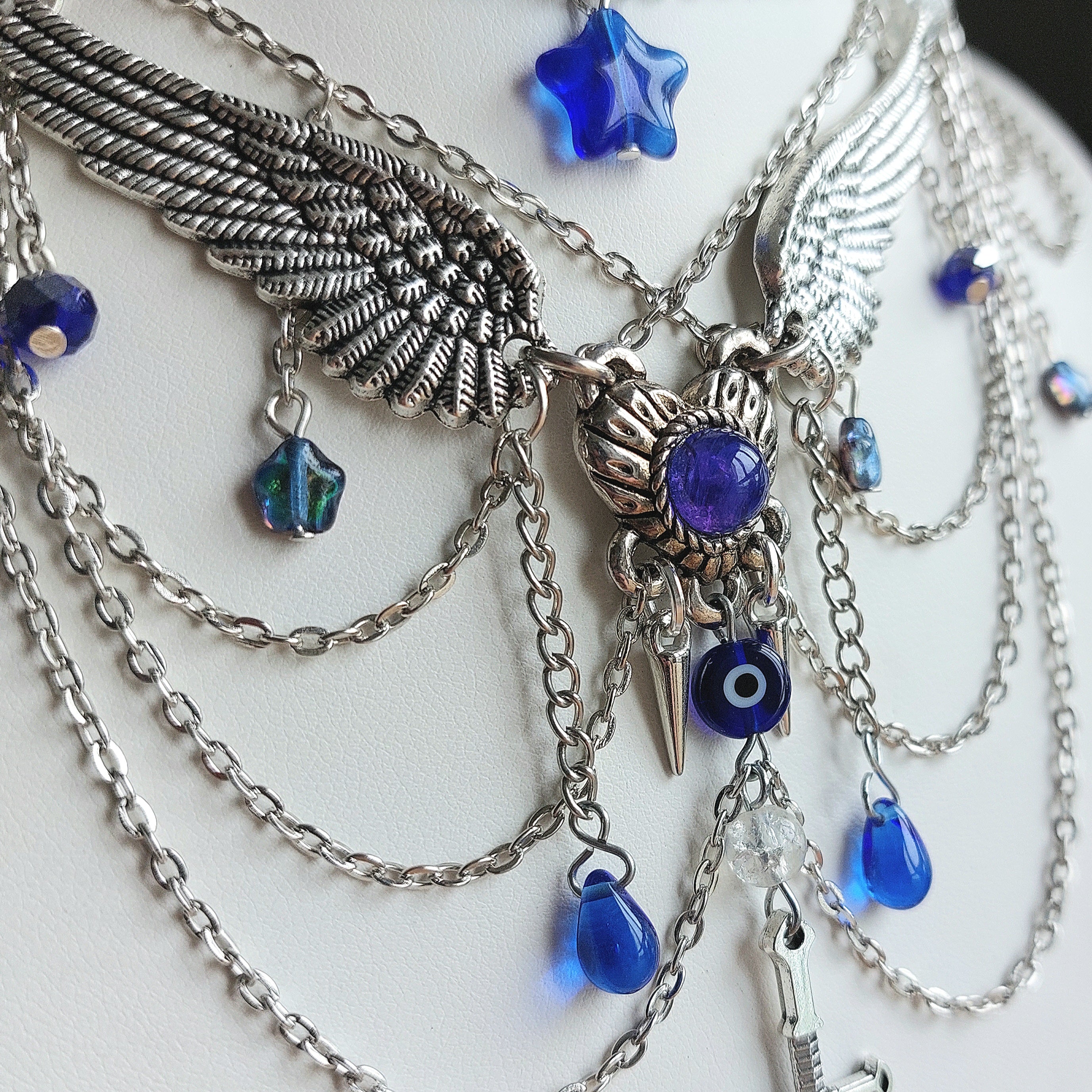 Collier "Blue Angel"
