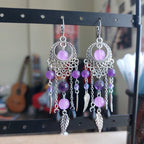 Boucles d'oreilles "Purple Dream"