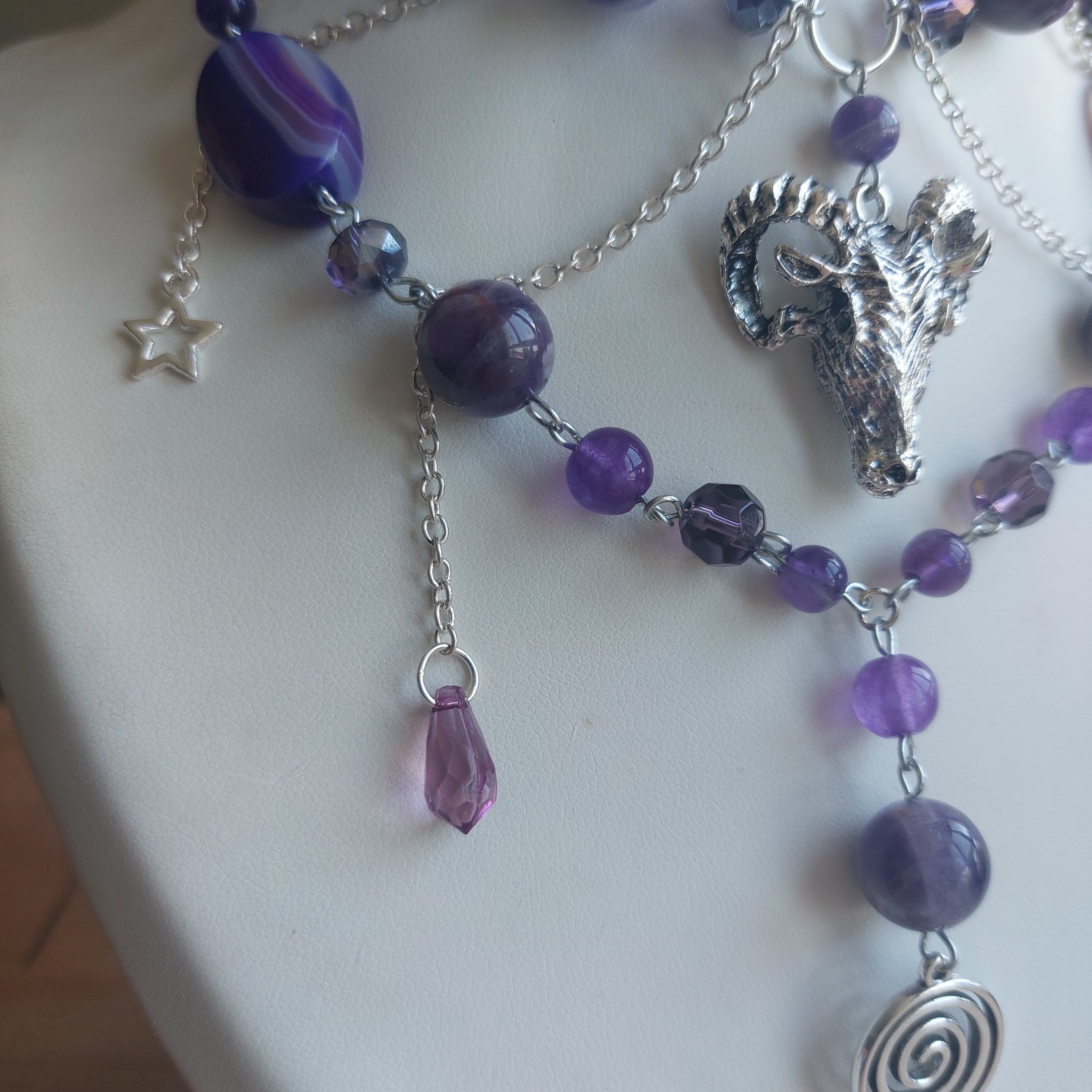 Collier "Purple WitchCraft"