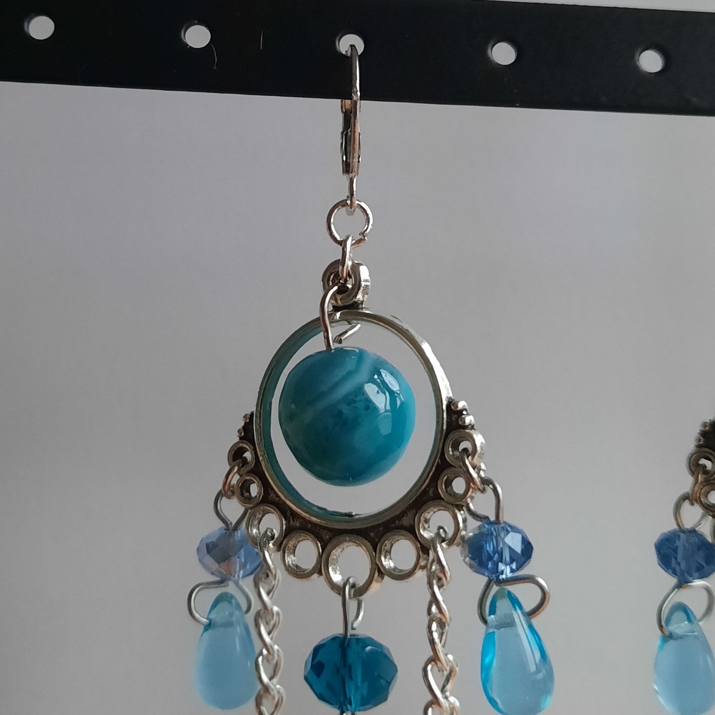 Boucles d'oreille "Eau de Pluie"