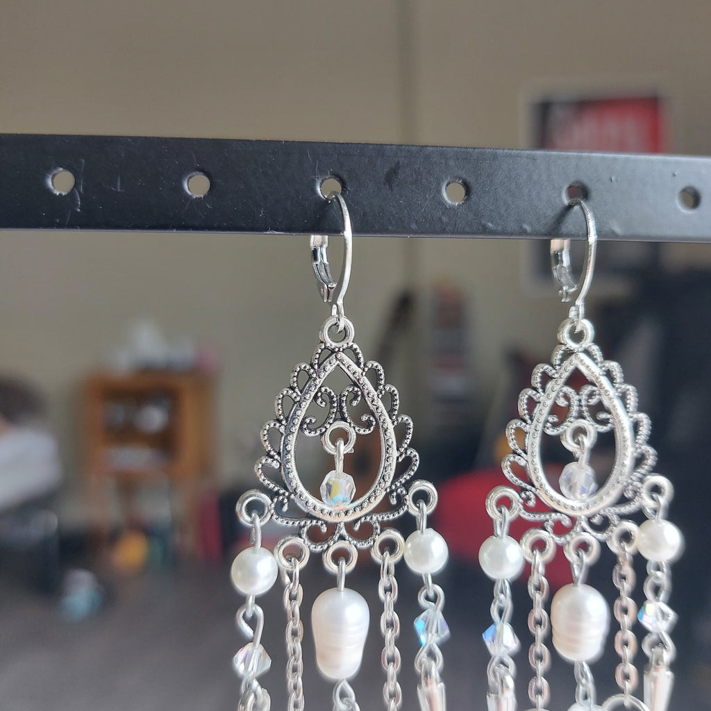 Boucles d'oreilles "Clair de Lune"