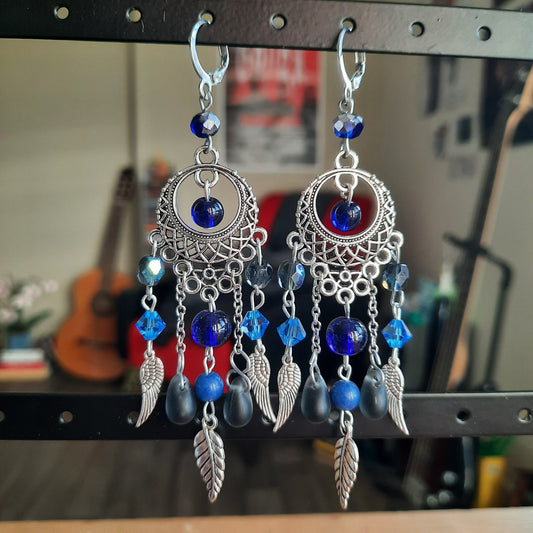 Boucles d'oreille "Rêves Bleus"