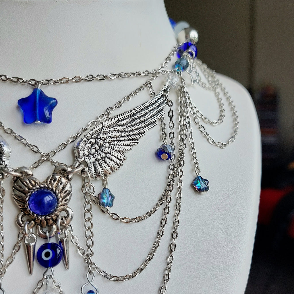 Collier "Blue Angel"