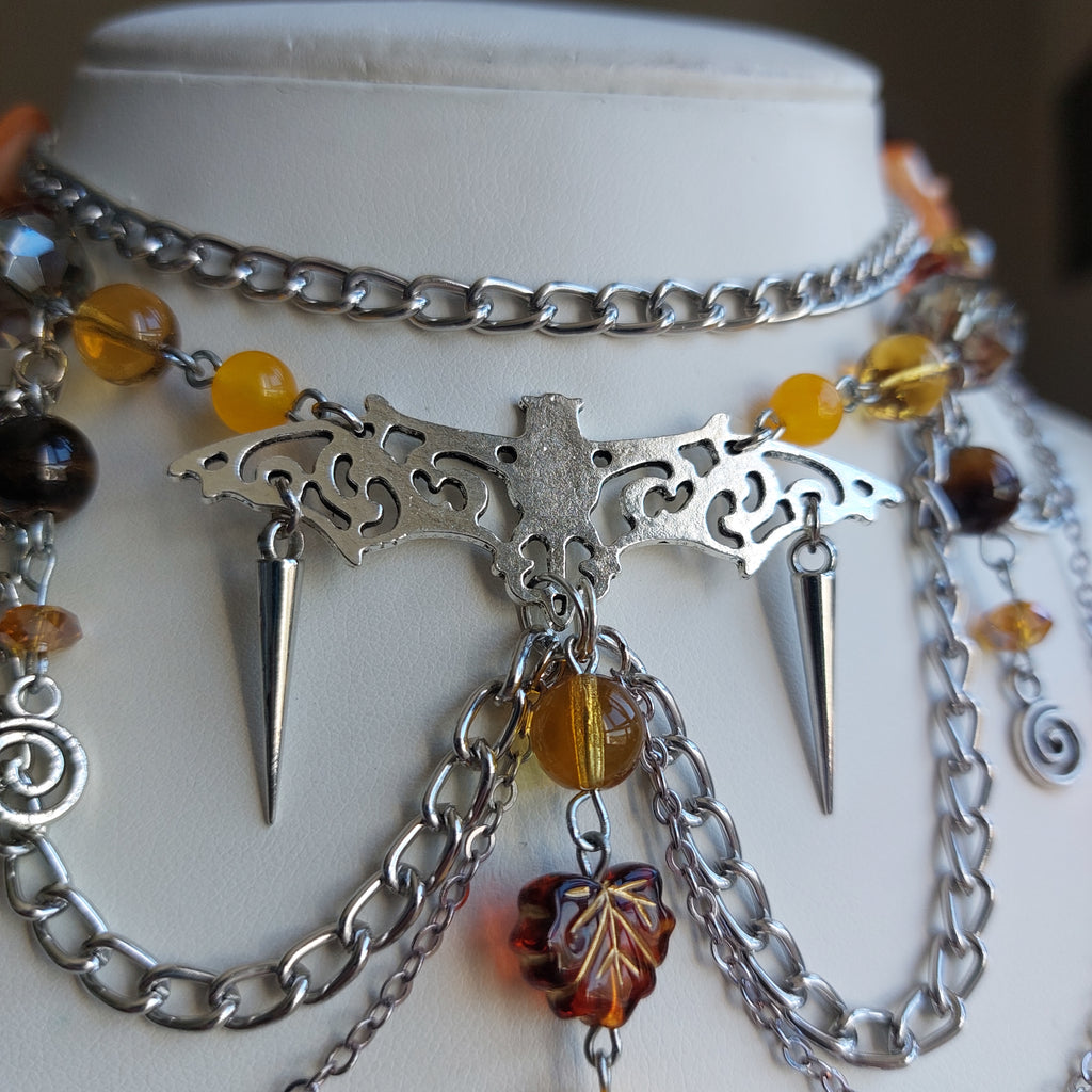 Collier "Spiky Bat"